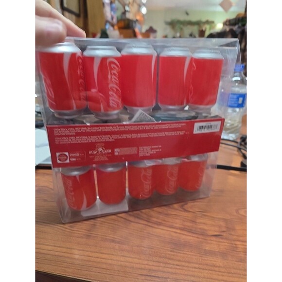 Kurt Adler Indoor/Outdoor String 10-Light Set, Coca-Cola Lights, 11.5 feet - Picture 4 of 5